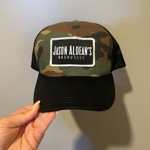 Jason Aldean hat from his shop in Nashville